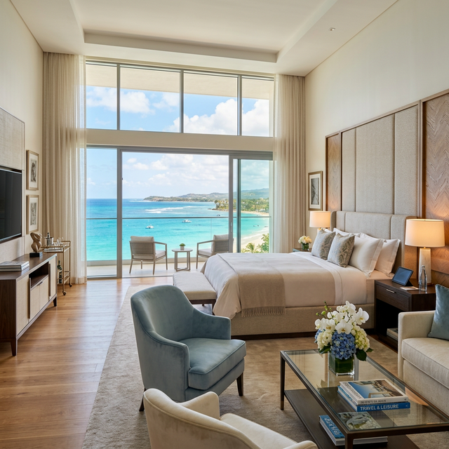 Luxury hotel room view — Fairmount